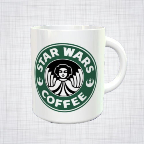 Caneca Porcelana Princesa Leia Star Wars Starbucks