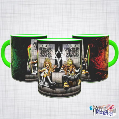 Caneca Porcelana Reggae Leão De Juda Varias Cores