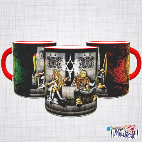 Caneca Porcelana Reggae Leão De Juda Varias Cores