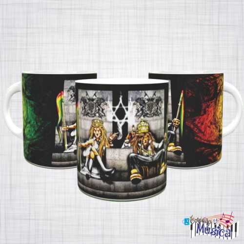 Caneca Porcelana Reggae Leão De Juda Varias Cores