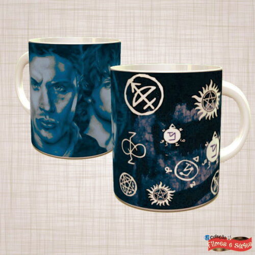 Caneca Porcelana Série supernatural