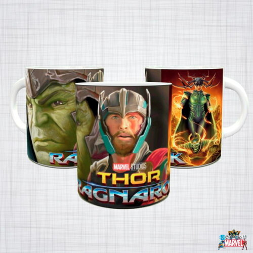 Caneca Porcelana THOR RAGNAROK filme marvel