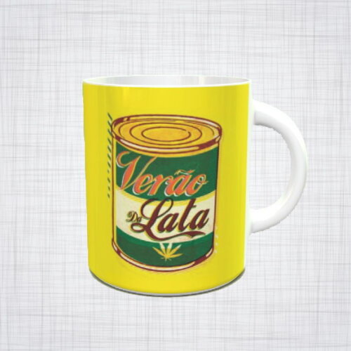 Caneca Porcelana verão da lata Maconha Cannabis marijuana
