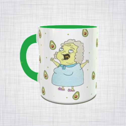 Caneca Porcelana Vovó Juju irmão do jorel