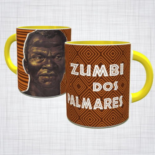 Caneca Porcelana Zumbi dos Palmares