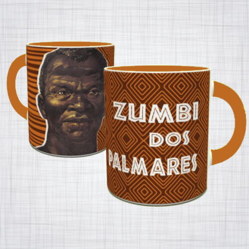 Caneca Porcelana Zumbi dos Palmares