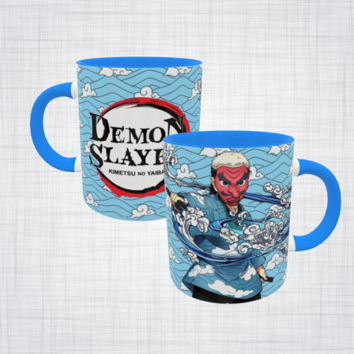 Caneca Sakonji Urokodaki Demon Slayer Kimetsu no Yaiba