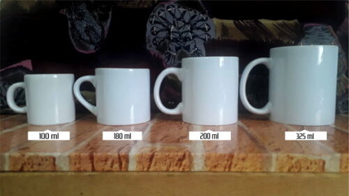 Caneca Xícara Café Porcelana Branca 100 ml Personalizada