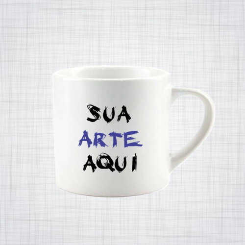 Caneca xícara Porcelana Branca 180 ml Personalizada