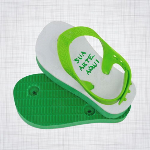 Chinelo personalizado infantil diversas cores Tamanho 16-17