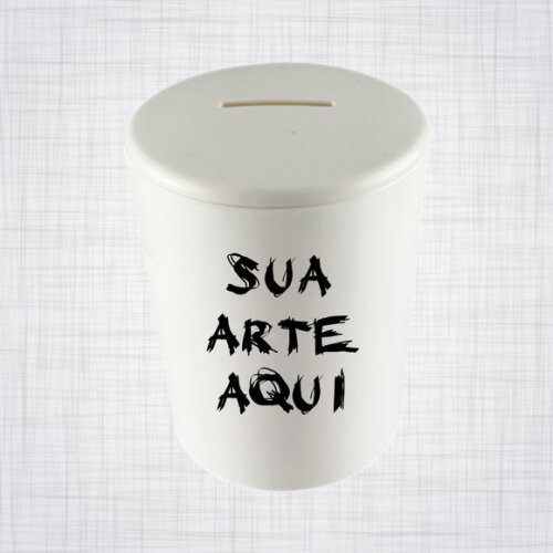 Cofrinho Plástico Polímero Personalizado