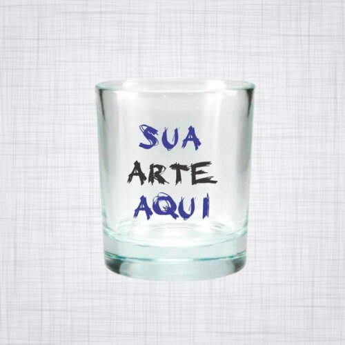 Copo Whisky Vidro Transparente 240 Ml Personalizado