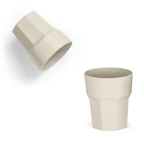 Kit 100 Copo Fibra de Arroz 400 ml Ecológico Personalizado
