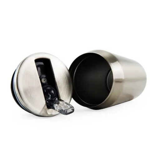 lata termica inox branca ou cromada personalizada 380 ml