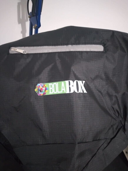 Mochila Nylon Dobrável Bolso Frontal Personalizada
