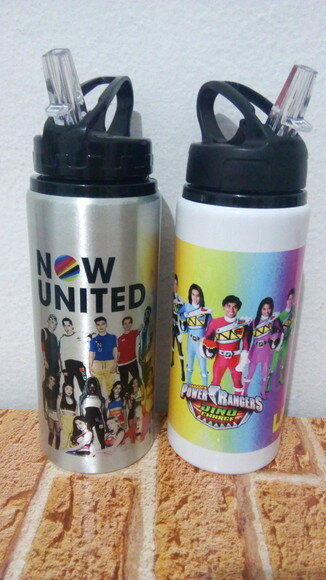 Squeeze Alumínio c Bico e Canudo 650 ml Personalizado
