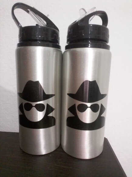 Squeeze Alumínio c Bico e Canudo 650 ml Personalizado