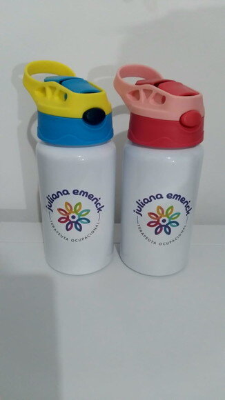 Squeeze Alumínio Infantil Bico Automático Personalizado