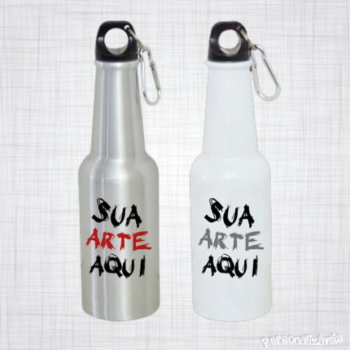 Squeeze Garrafa Alumínio Long Neck Personalizado 600 Ml