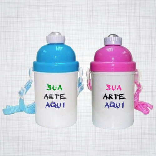 Squeeze Garrafinha Infantil Polímero Personalizado 400ML