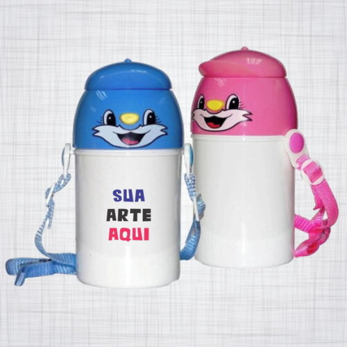 Squeeze plástico INFANTIL tampa de boné 400 ml personalizado