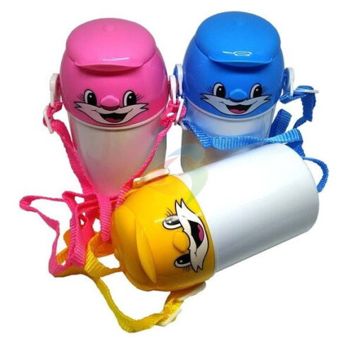 Squeeze plástico INFANTIL tampa de boné 400 ml personalizado