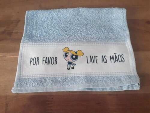 Toalha Lavabinho 23x40 cm Diversas Cores Personalizada