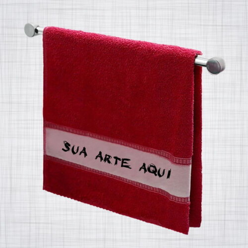 Toalha de Rosto 70x45 cm Diversas Cores Personalizada
