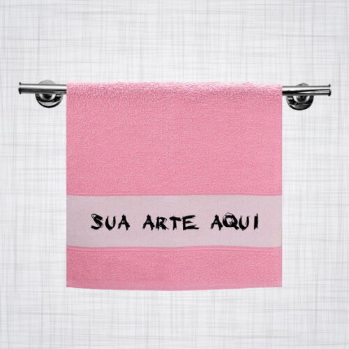 Toalha Lavabo 50x30 cm Diversas Cores Personalizada