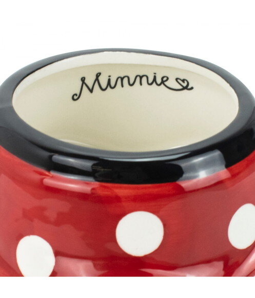 Vaso Porcelana Porta Objeto Corpo Minnie 11cm Disney