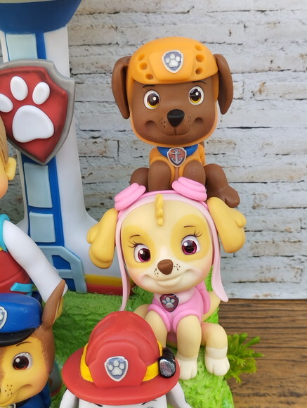 Topo de Bolo Patrulha Canina Super Luxo| Dea Artes e Biscuit