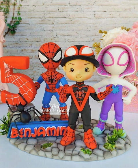 Topo de Bolo Spidey e Seus Amigos Espetaculares