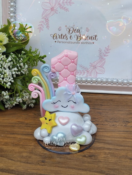 Vela Chuva de Amor Personalizada | Artes e Biscuit