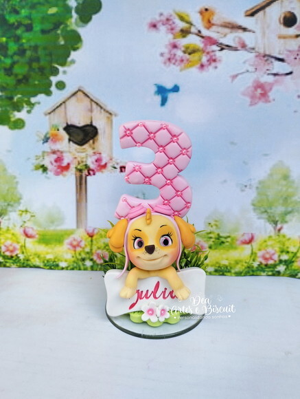 Vela Patrulha Canina em Biscuit | Dea Artes e Biscuit