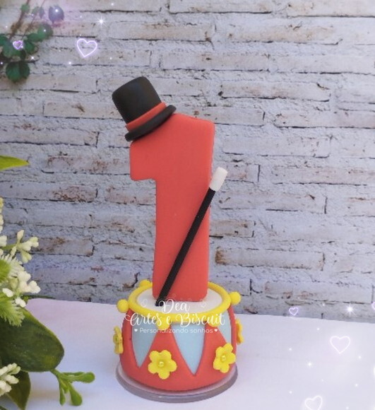 Vela Circo em Biscuit | Dea Artes e Biscuit