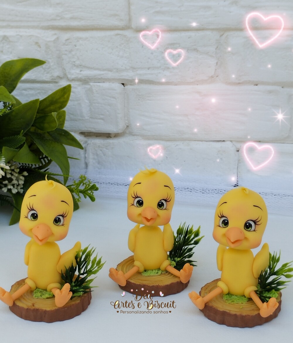 Apliques de Bichinhos Fazendinha em Biscuit | Dea Artes e Biscuit