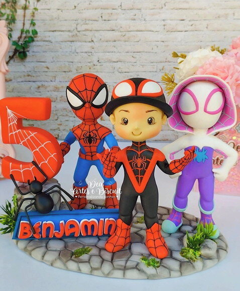 Topo de Bolo Spidey e Seus Amigos Espetaculares