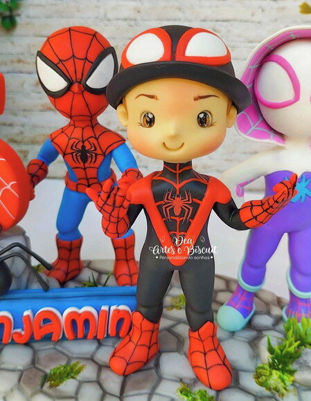 Topo de Bolo Spidey e Seus Amigos Espetaculares