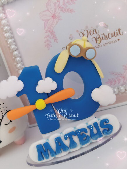 Vela Aviador em Biscuit