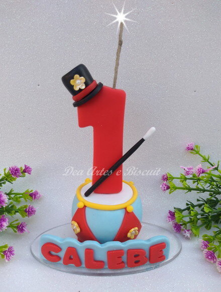 Vela Circo em Biscuit | Dea Artes e Biscuit