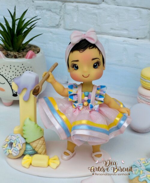 Topo de Bolo Personalizado Confeiteira