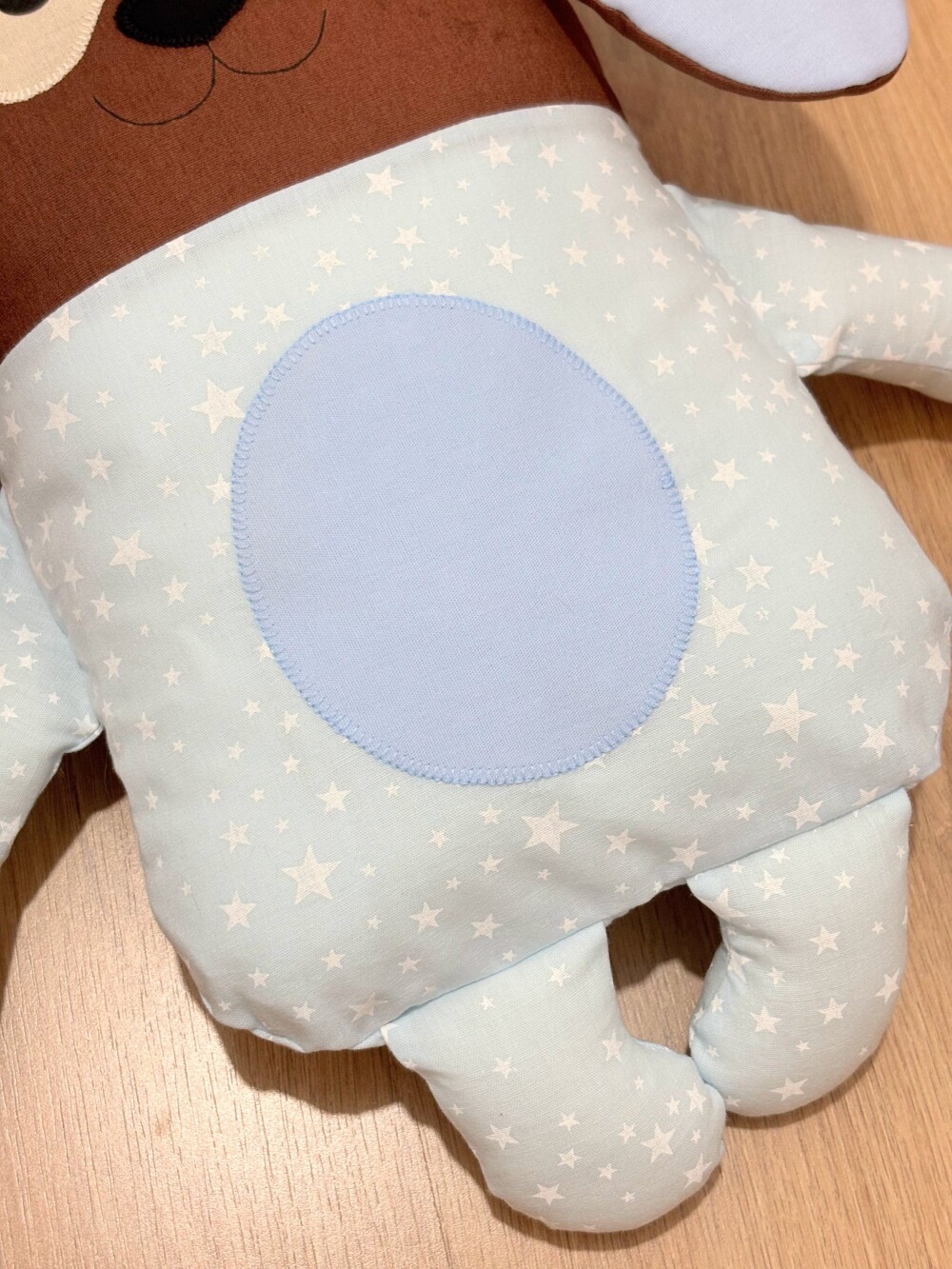 Naninha Cachorrinho em Tecido Tricoline 100% Algodão Travesseiro