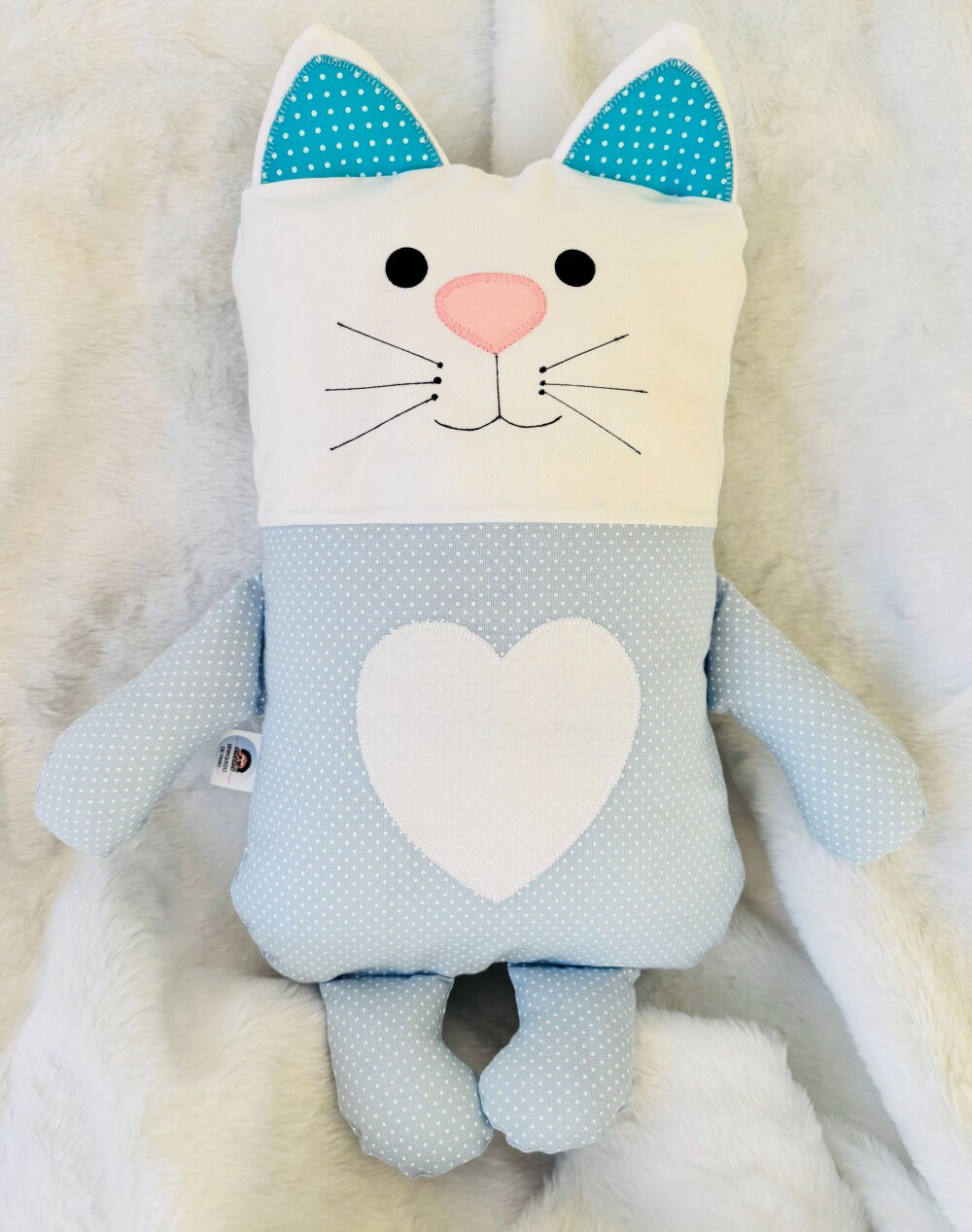 Naninha Gatinho para Crianças e bebês Travesseiro Infantil em T