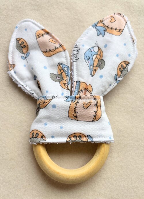 Babador Bandana e Mordedor Sensorial