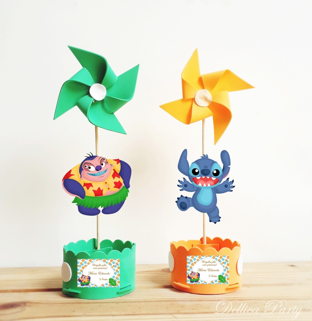 Centro de mesa Lilo Stitch