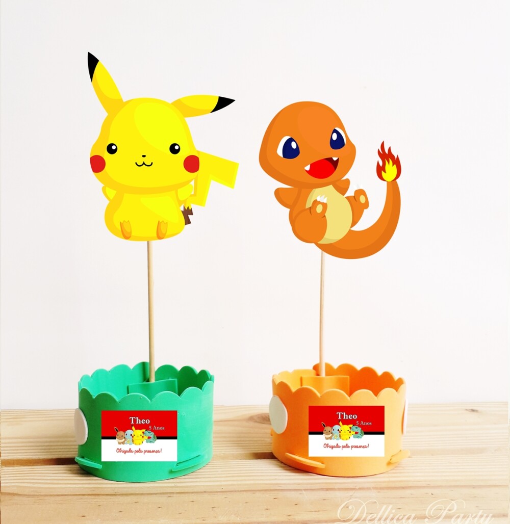 Centro de mesa Pokemon