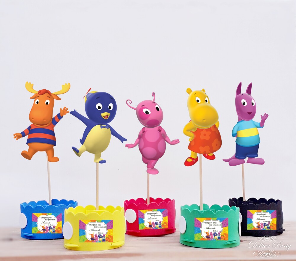 Centro de mesa Backyardigans