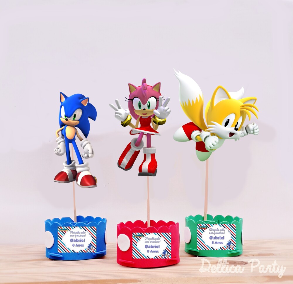 Centro de mesa Sonic