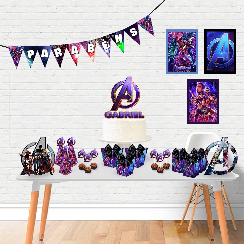 Kit Festa Pequeno Vingadores