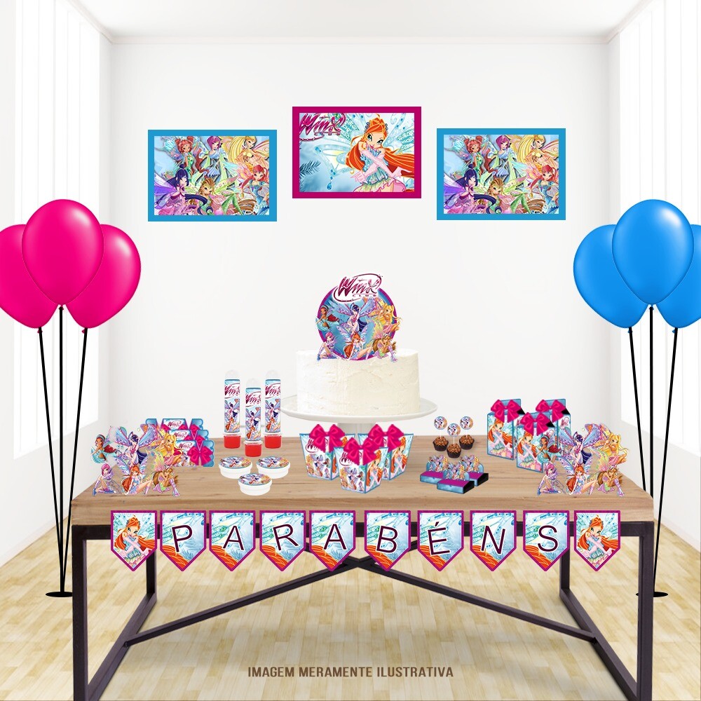 Kit Festa Winx P